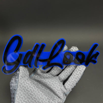 1PC Gdl-Look 3D Acrylic Badge - Car Truck Emblem Fender Tailgate Trunk Sticker