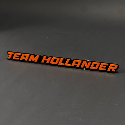 1PC TEAM HOLLANDER 3D Acrylic Badge - Car Truck Emblem Fender Sticker