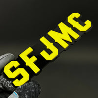 1PC SFJMC 3D Acrylic Badge - Car Truck Emblem Fender Tailgate Trunk Sticker