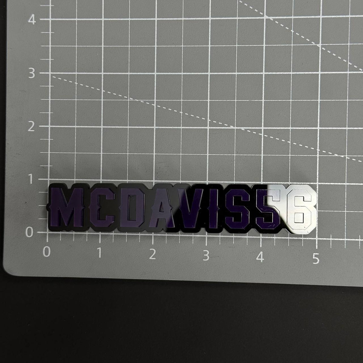 1PC MCDAVISS6 3D Acrylic Badge - Car Truck Emblem Fender Tailgate Trunk Sticker