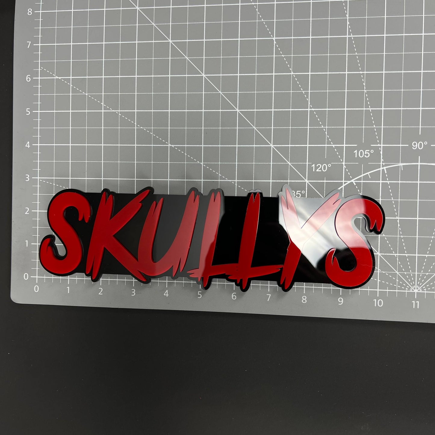 1PC SKULLYS 3D Acrylic Badge - Car Truck Emblem Fender Tailgate Trunk Sticker