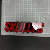 1PC SKULLYS 3D Acrylic Badge - Car Truck Emblem Fender Tailgate Trunk Sticker