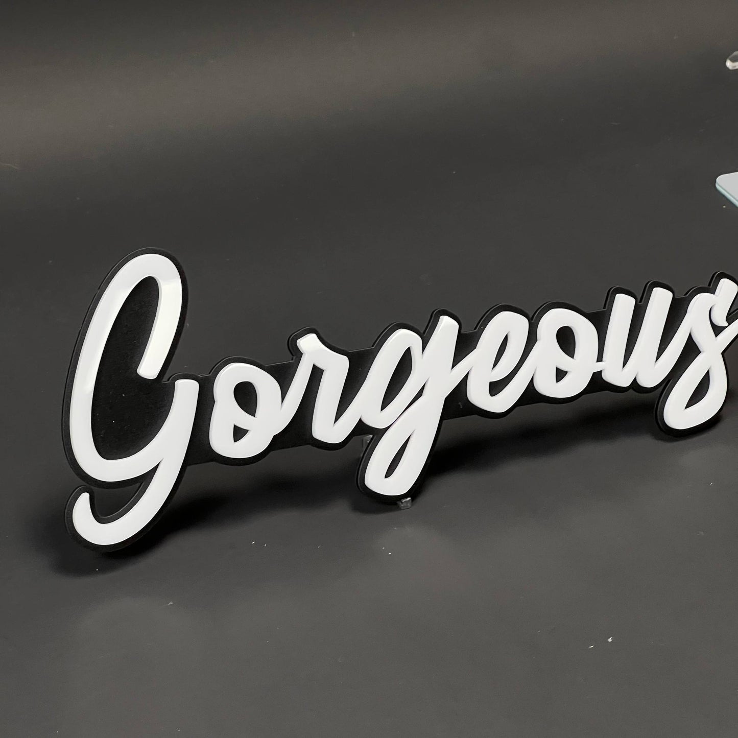 1PC Gorgeous 3D Acrylic Badge - Car Truck Emblem Fender Tailgate Trunk Sticker