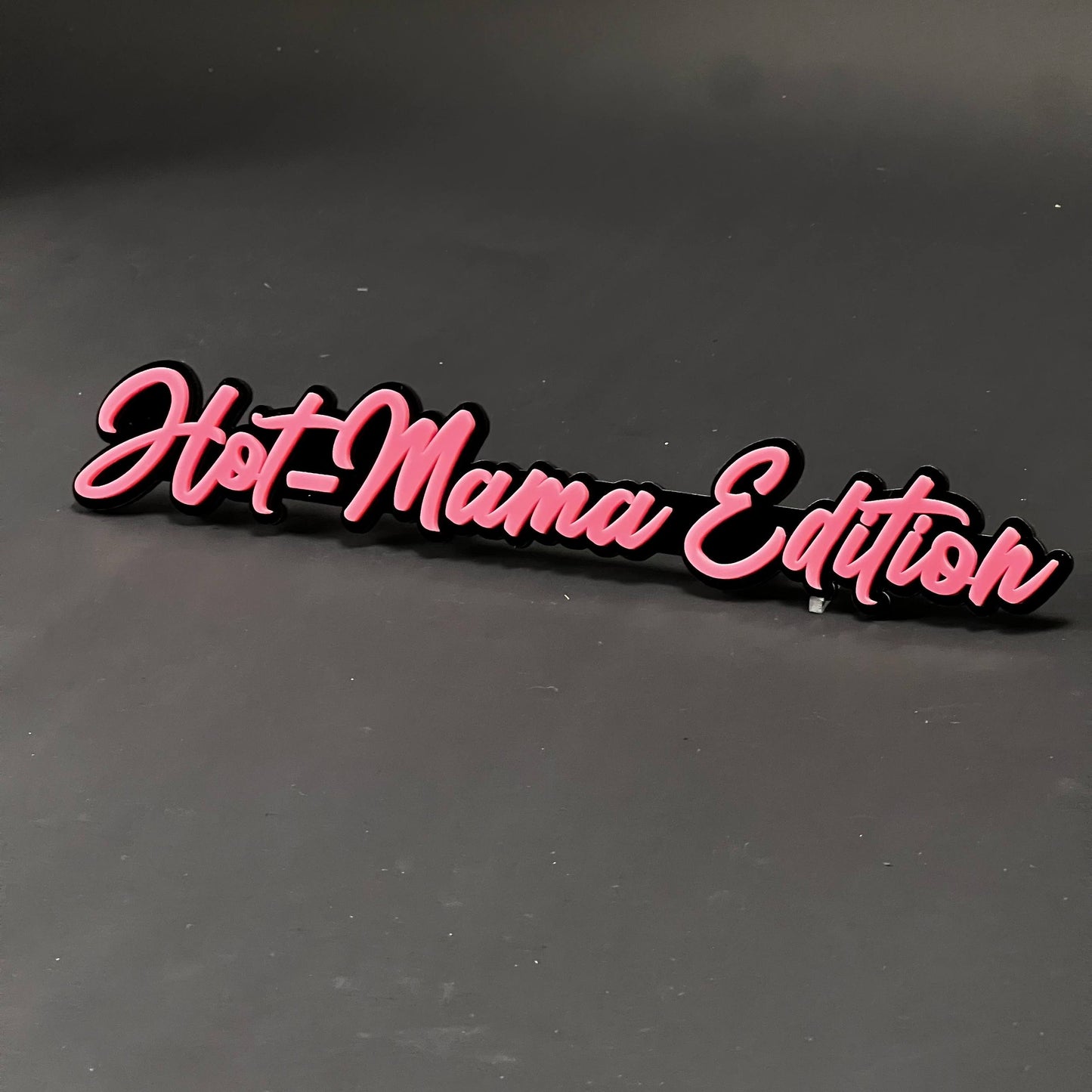 1PC Hot-Mama Edition 3D Acrylic Badge - Car Truck Emblem Fender Sticker