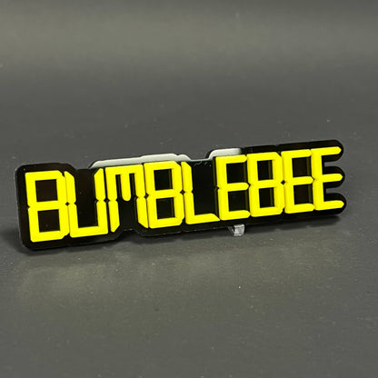 1PC BUMBLEBEE 3D Acrylic Badge - Car Truck Emblem Fender Tailgate Trunk Sticker