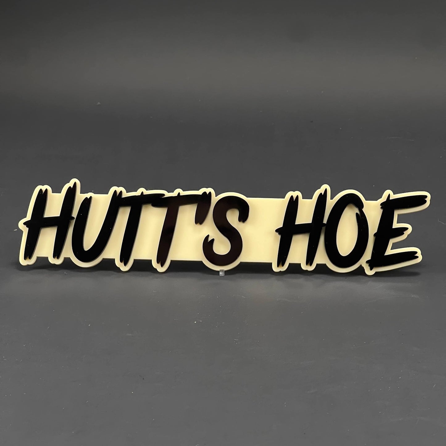 1PC Hutt's HOE 3D Acrylic Badge - Car Truck Emblem Fender Tailgate Trunk Sticker