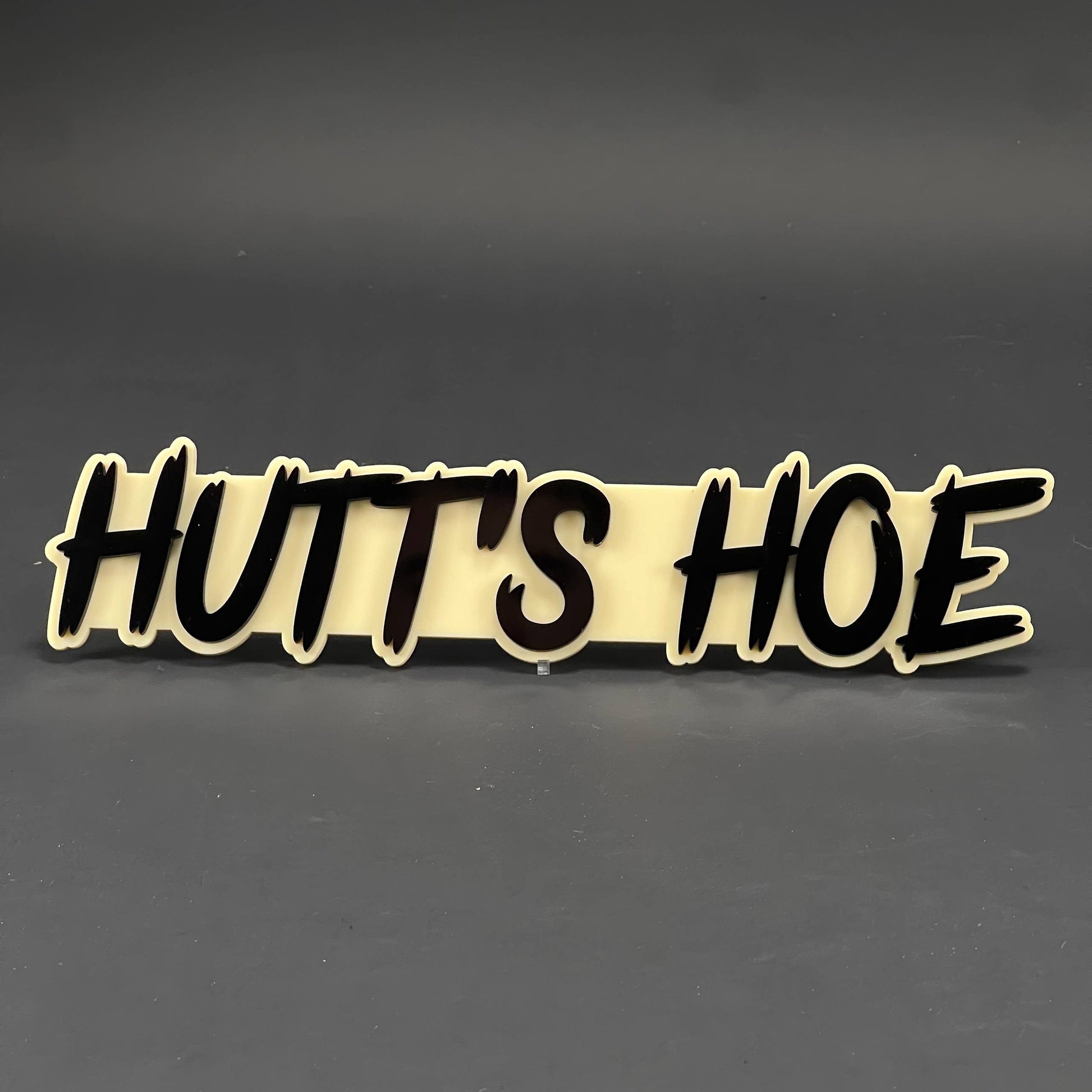 1PC Hutt's HOE 3D Acrylic Badge - Car Truck Emblem Fender Tailgate Trunk Sticker