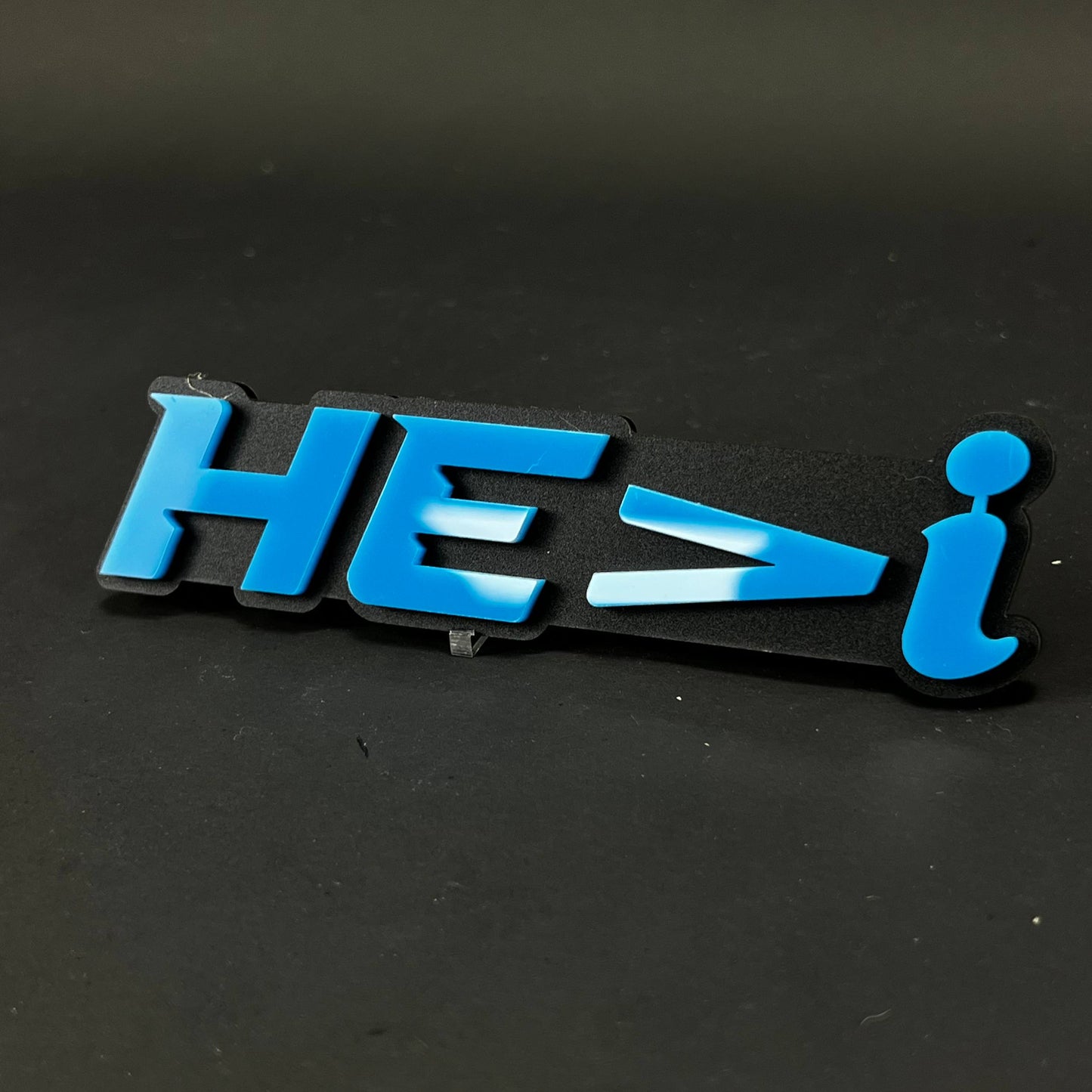 1PC HE>i 3D Acrylic Badge - Car Truck Emblem Fender Tailgate Trunk Sticker