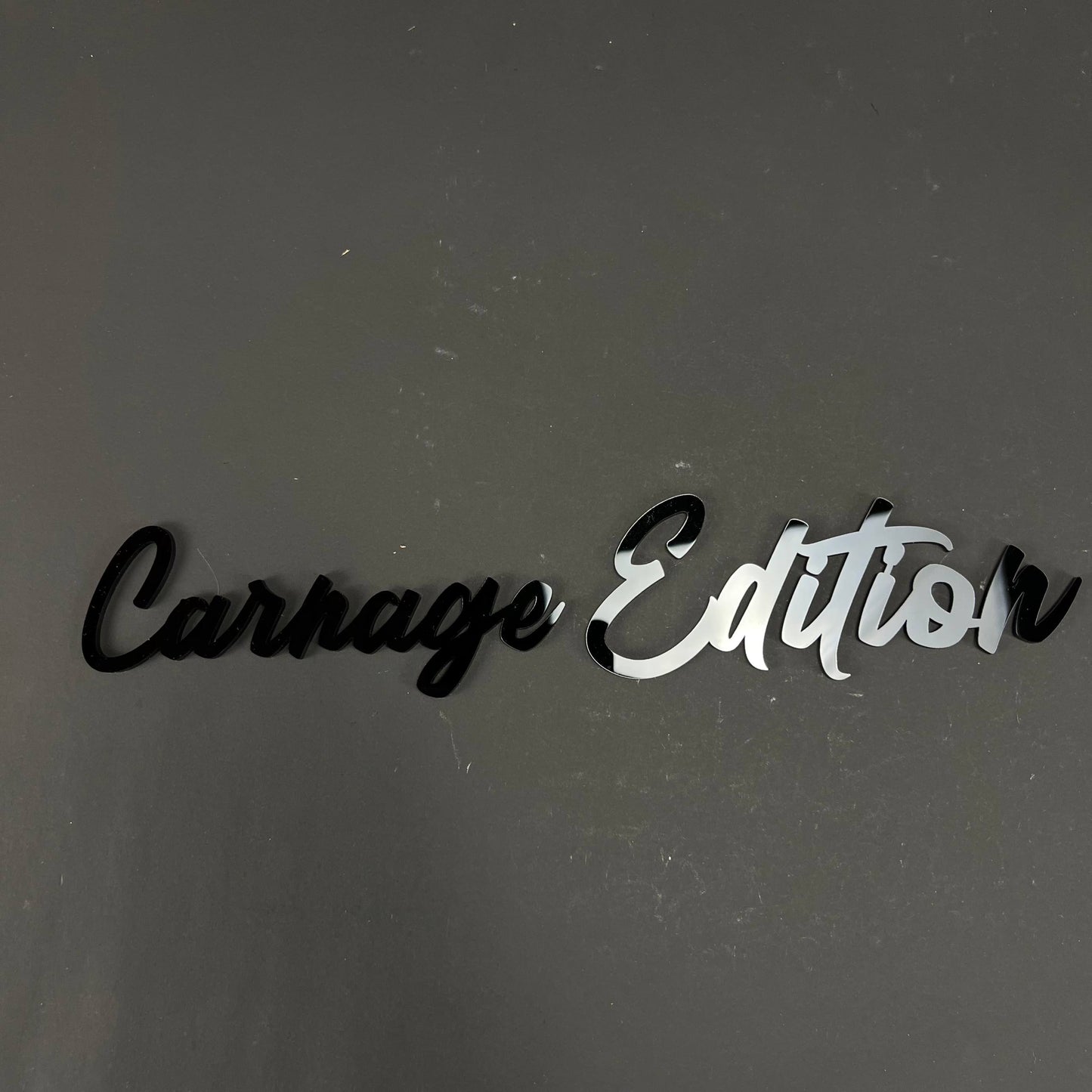 1PC Carnage Edition 3D Acrylic Badge - Car Truck Emblem Fender Sticker