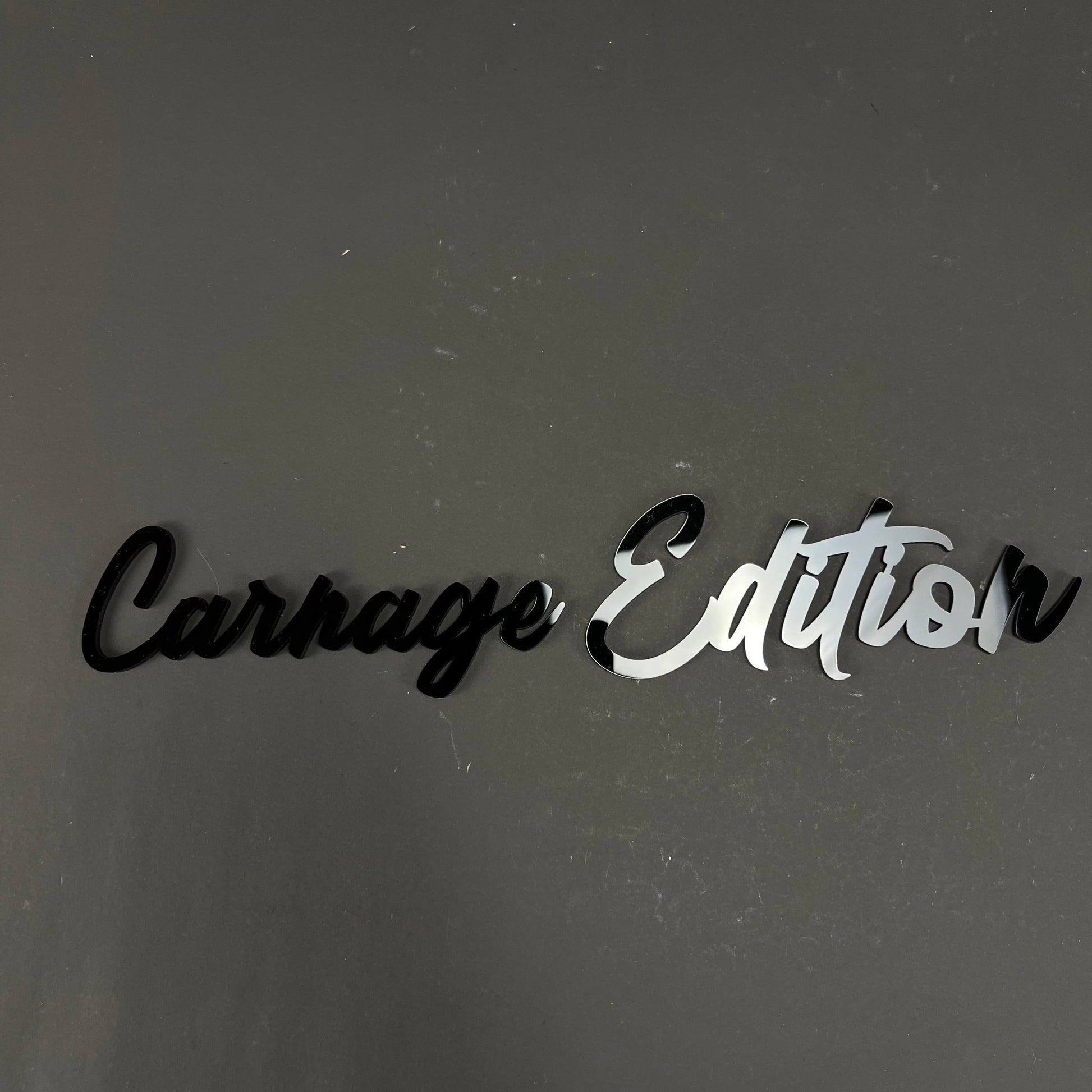 1PC Carnage Edition 3D Acrylic Badge - Car Truck Emblem Fender Sticker