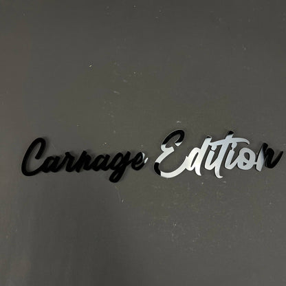 1PC Carnage Edition 3D Acrylic Badge - Car Truck Emblem Fender Sticker