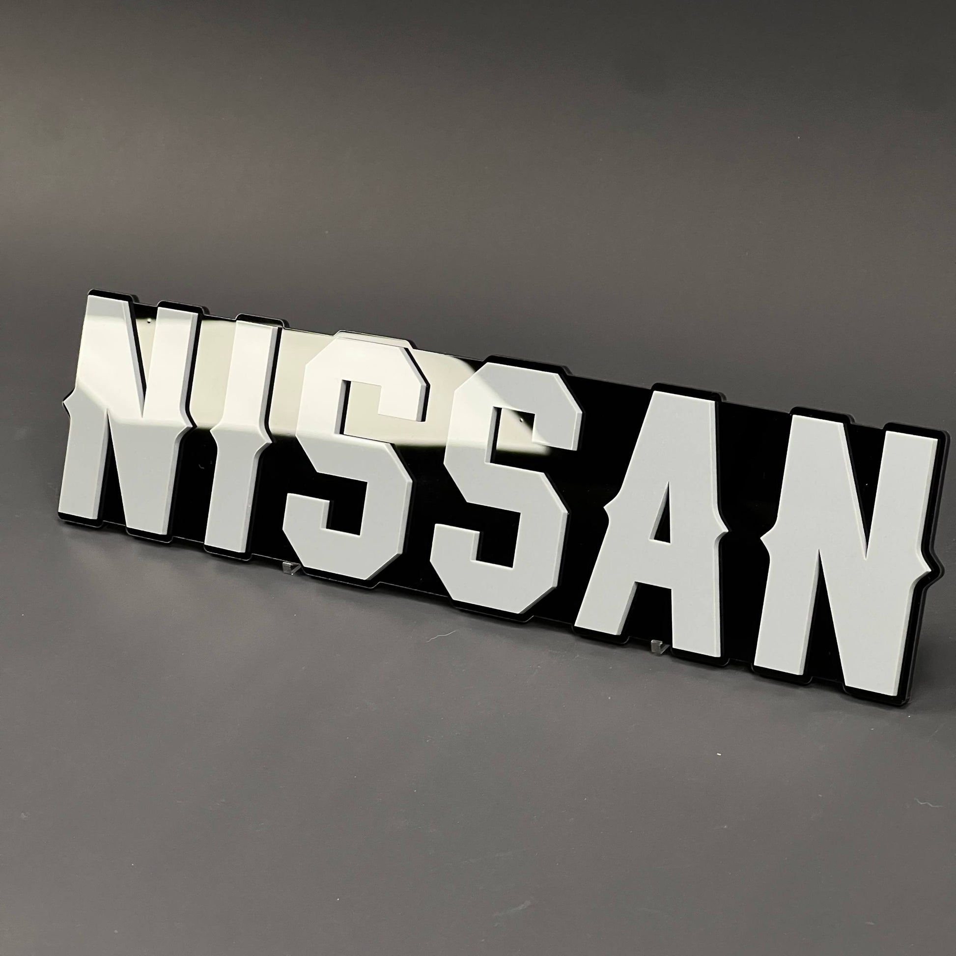 1PC NISSAN 3D Acrylic Badge - Car Truck Emblem Fender Tailgate Trunk Sticker