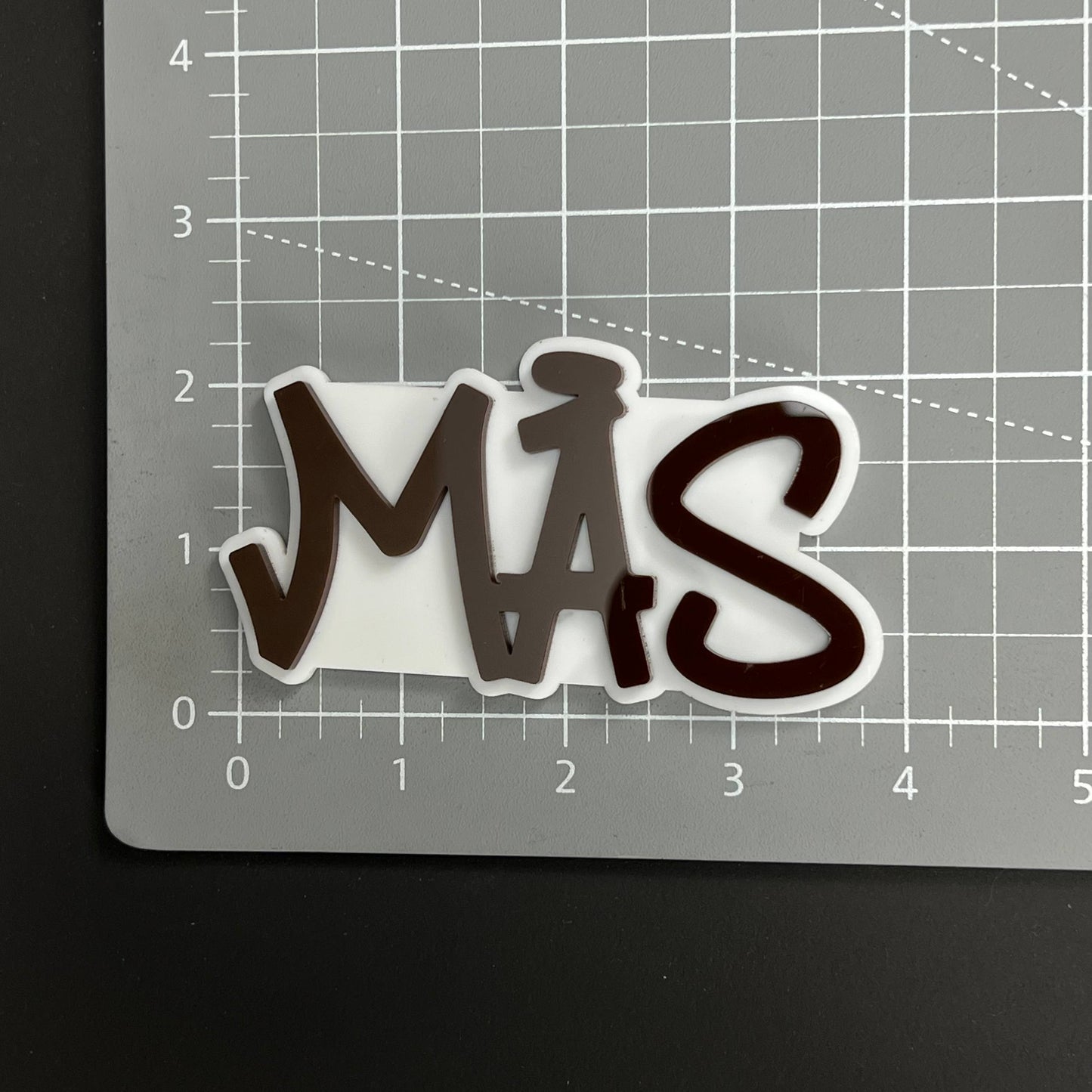 1PC MAS 3D Acrylic Badge - Car Truck Emblem Fender Tailgate Trunk Sticker