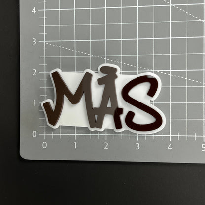 1PC MAS 3D Acrylic Badge - Car Truck Emblem Fender Tailgate Trunk Sticker
