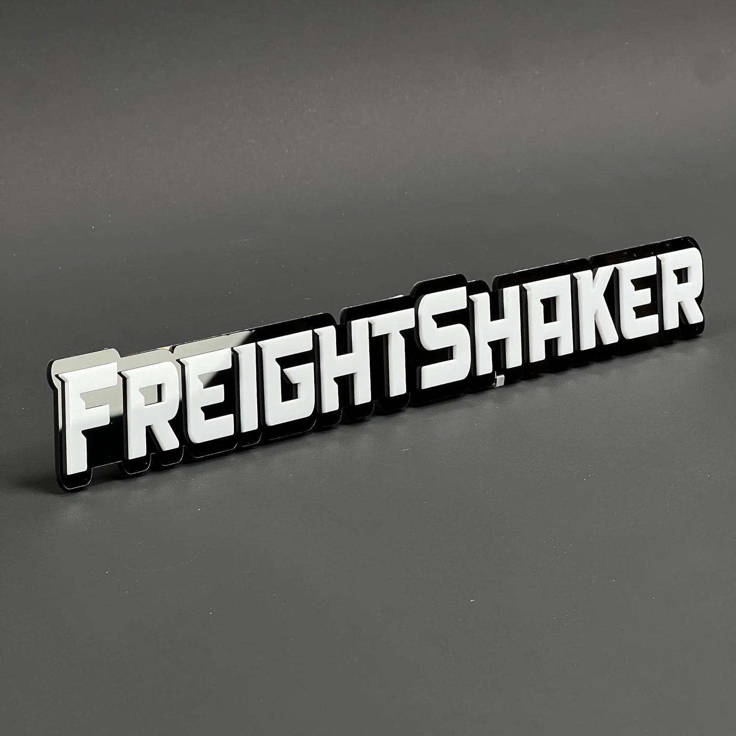 FreightShaker 3D Acrylic Badge - Car Truck Emblem Fender Tailgate Trunk Sticker