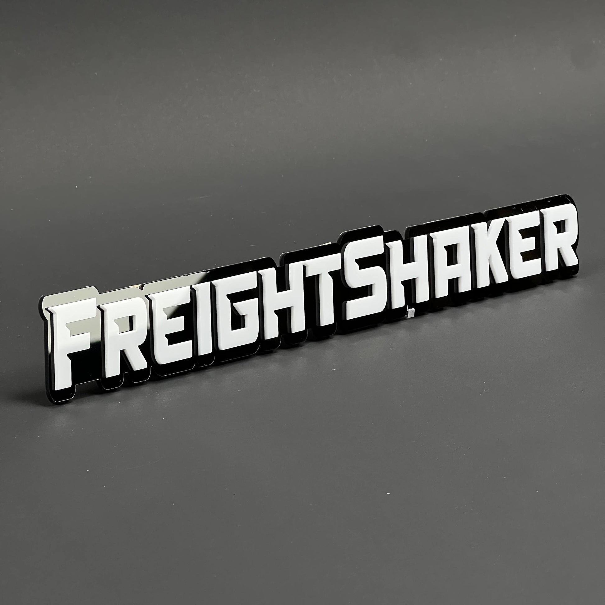FreightShaker 3D Acrylic Badge - Car Truck Emblem Fender Tailgate Trunk Sticker