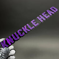 1PC KNUCKLE HEAD 3D Acrylic Badge - Car Truck Emblem Fender Sticker