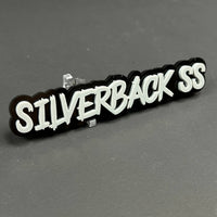 1PC SILVERBACK SS 3D Acrylic Badge - Car Truck Emblem Fender Sticker