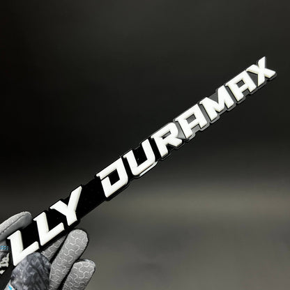 1PC LLY DURAMAX 3D Acrylic Badge - Car Truck Emblem Fender Sticker