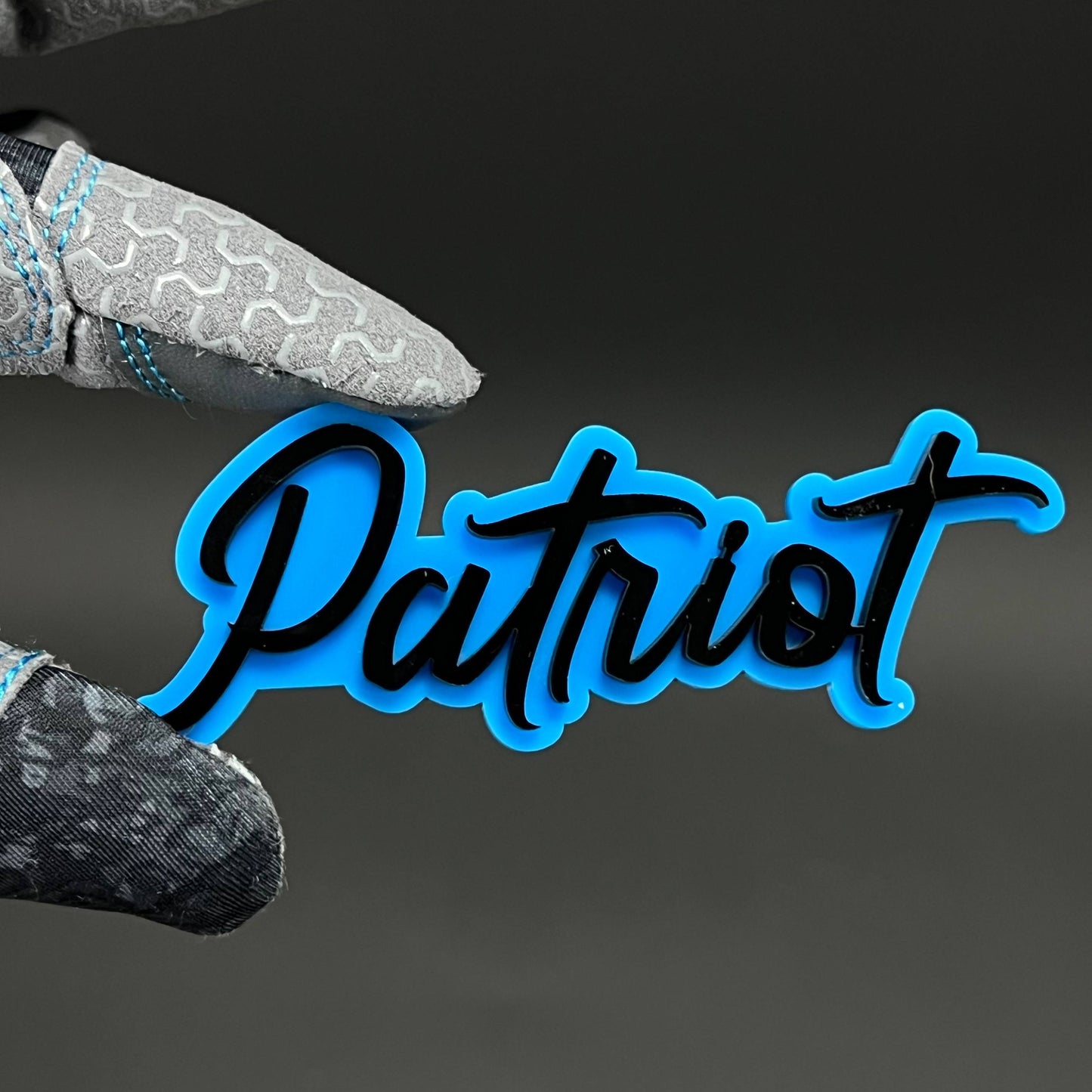 1PC Patriot 3D Acrylic Badge - Car Truck Emblem Fender Tailgate Trunk Sticker