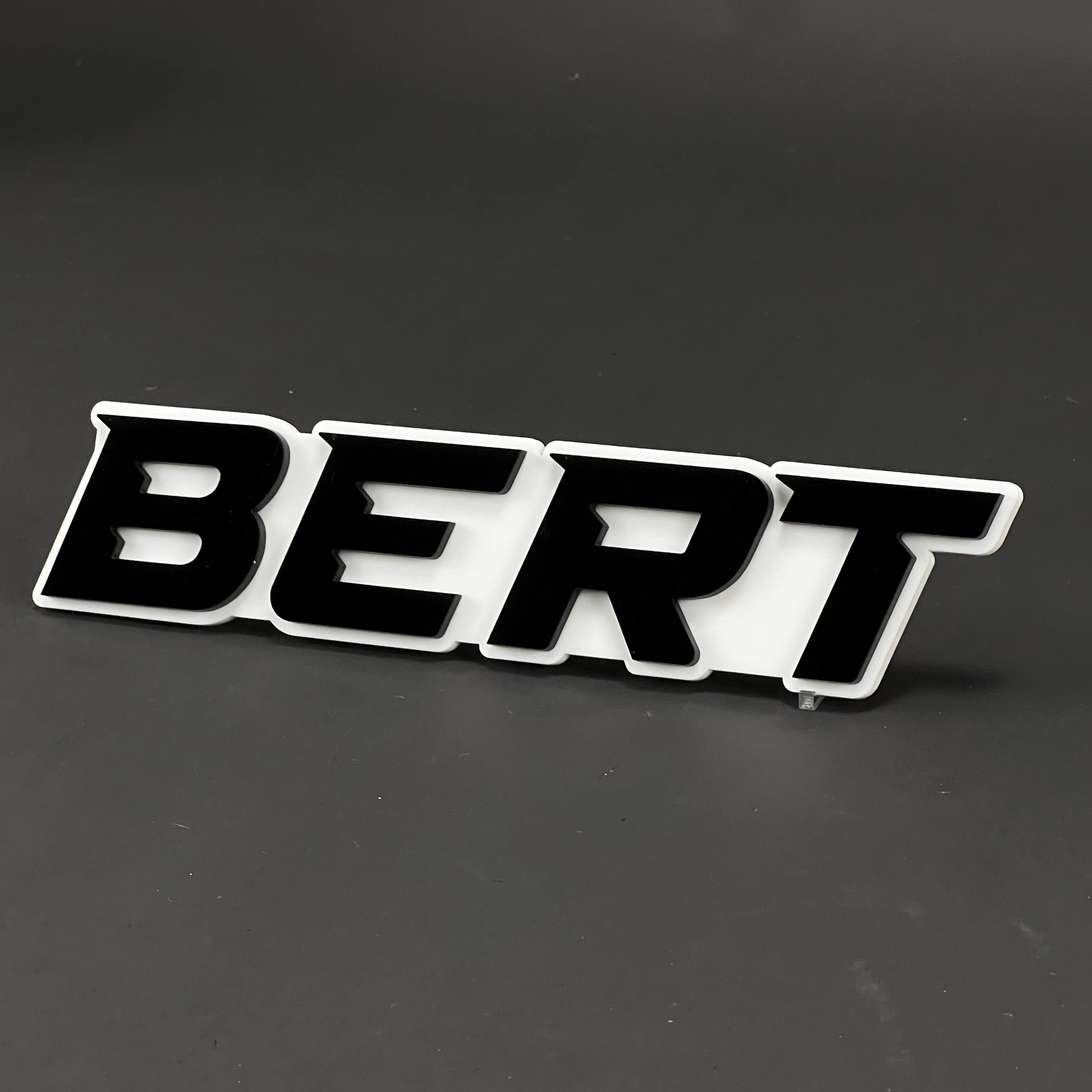 1PC BERT 3D Acrylic Badge - Car Truck Emblem Fender Tailgate Trunk Sticker