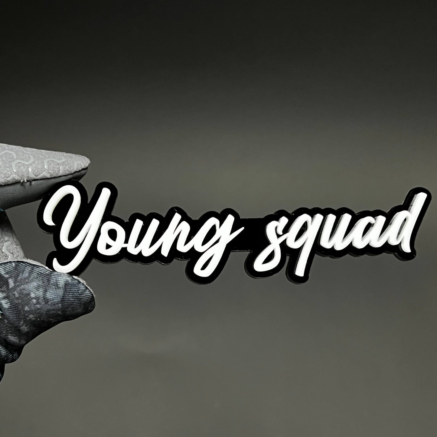 1PC Young squad 3D Acrylic Badge - Car Truck Emblem Fender Sticker