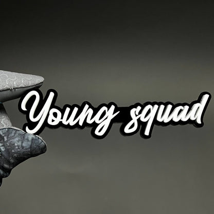 1PC Young squad 3D Acrylic Badge - Car Truck Emblem Fender Sticker