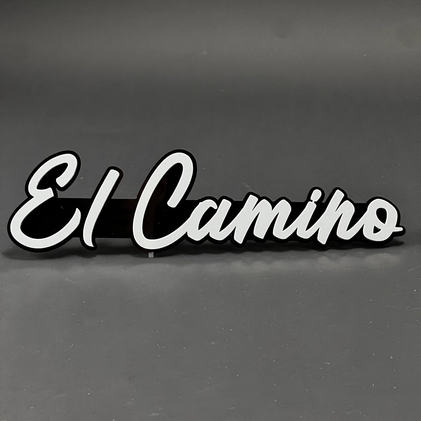 1PC El Camino 3D Acrylic Badge - Car Truck Emblem Fender Tailgate Trunk Sticker