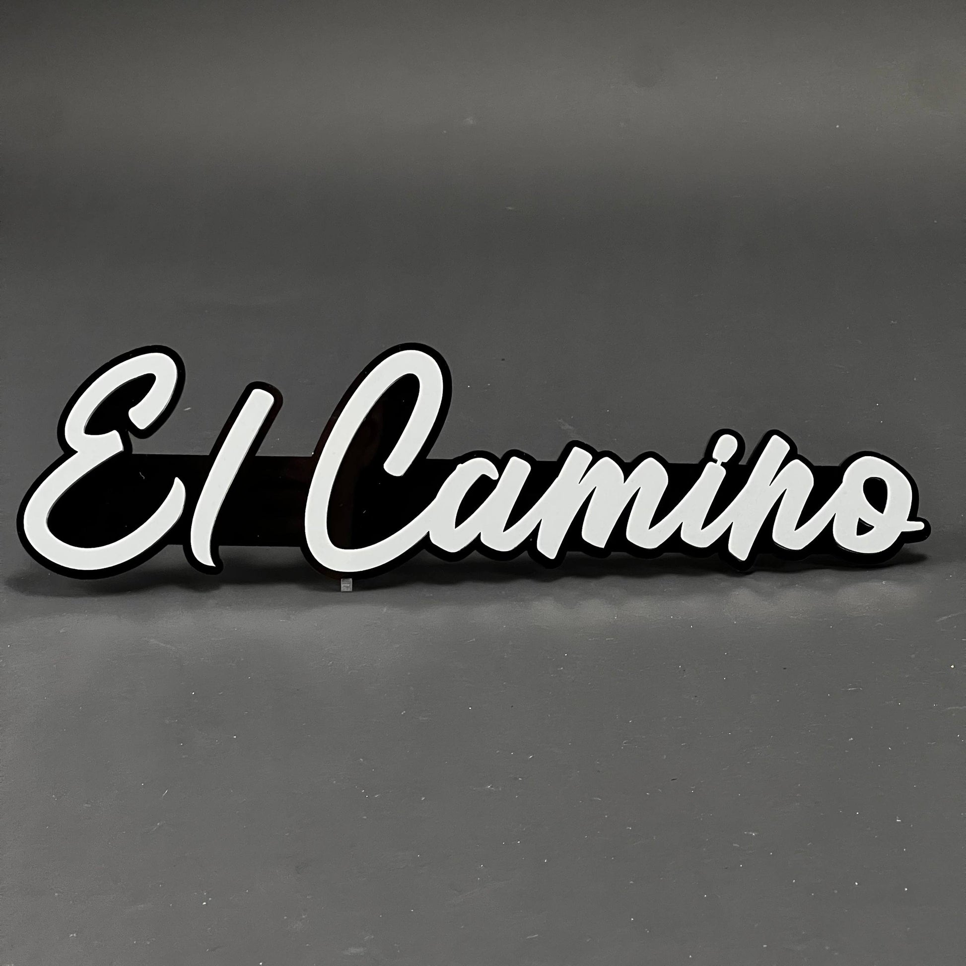 1PC El Camino 3D Acrylic Badge - Car Truck Emblem Fender Tailgate Trunk Sticker