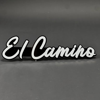 1PC El Camino 3D Acrylic Badge - Car Truck Emblem Fender Tailgate Trunk Sticker