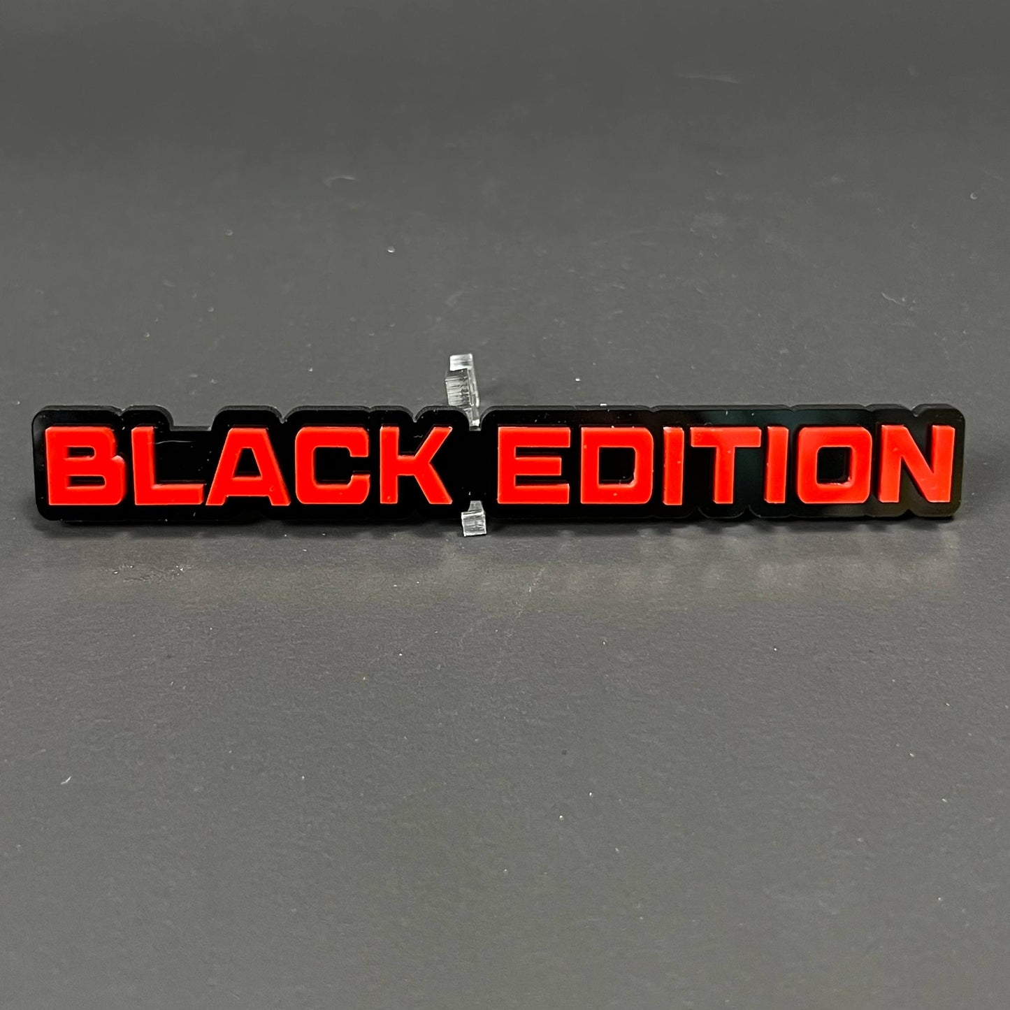 1PC BLACK EDITION 3D Acrylic Badge - Car Truck Emblem Fender Sticker