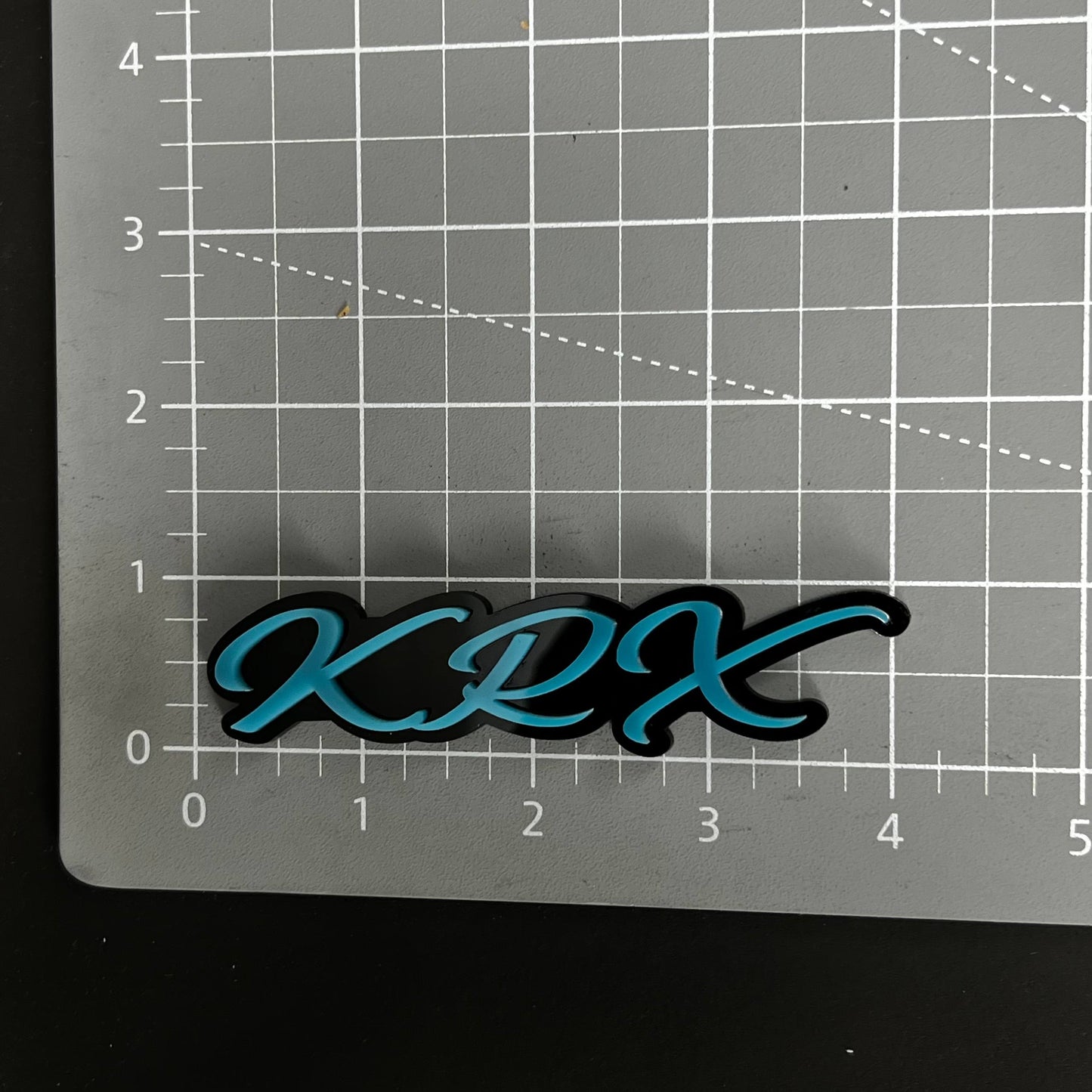 1PC KRX 3D Acrylic Badge - Car Truck Emblem Fender Tailgate Trunk Sticker