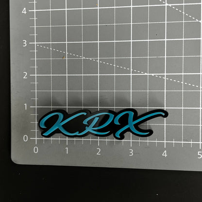 1PC KRX 3D Acrylic Badge - Car Truck Emblem Fender Tailgate Trunk Sticker