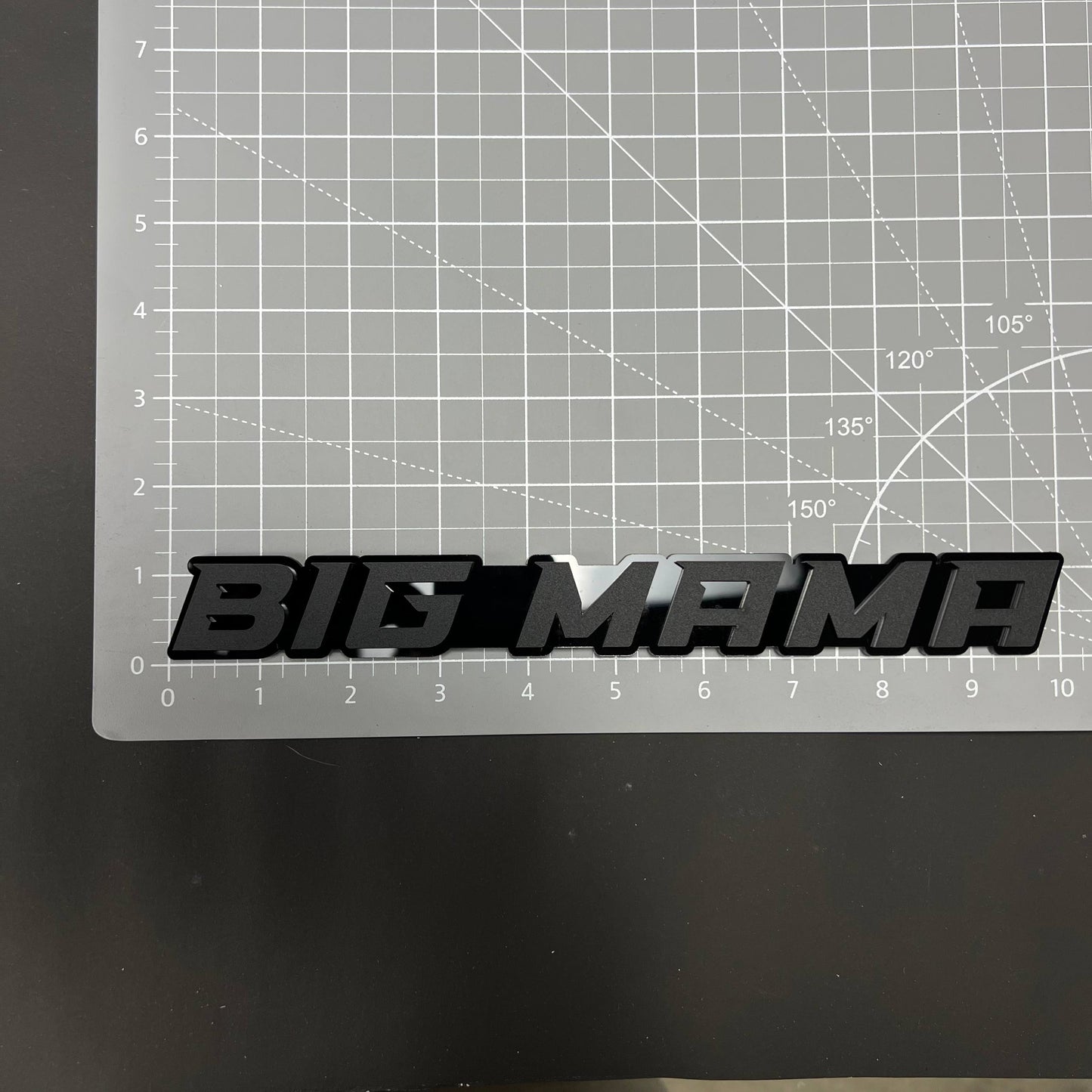 1PC BIG MAMA 3D Acrylic Badge - Car Truck Emblem Fender Tailgate Trunk Sticker