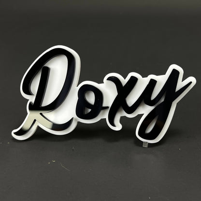 1PC Roxy 3D Acrylic Badge - Car Truck Emblem Fender Tailgate Trunk Sticker