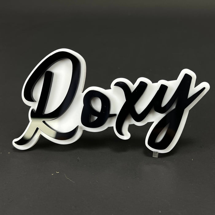 1PC Roxy 3D Acrylic Badge - Car Truck Emblem Fender Tailgate Trunk Sticker