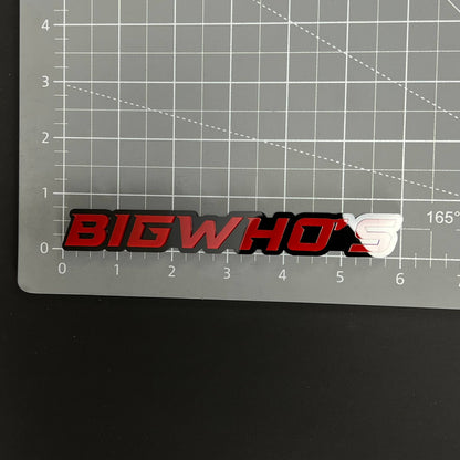 1PC BIGWHO'S 3D Acrylic Badge - Car Truck Emblem Fender Tailgate Trunk Sticker