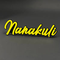 1PC Nanakuli 3D Acrylic Badge - Car Truck Emblem Fender Tailgate Trunk Sticker