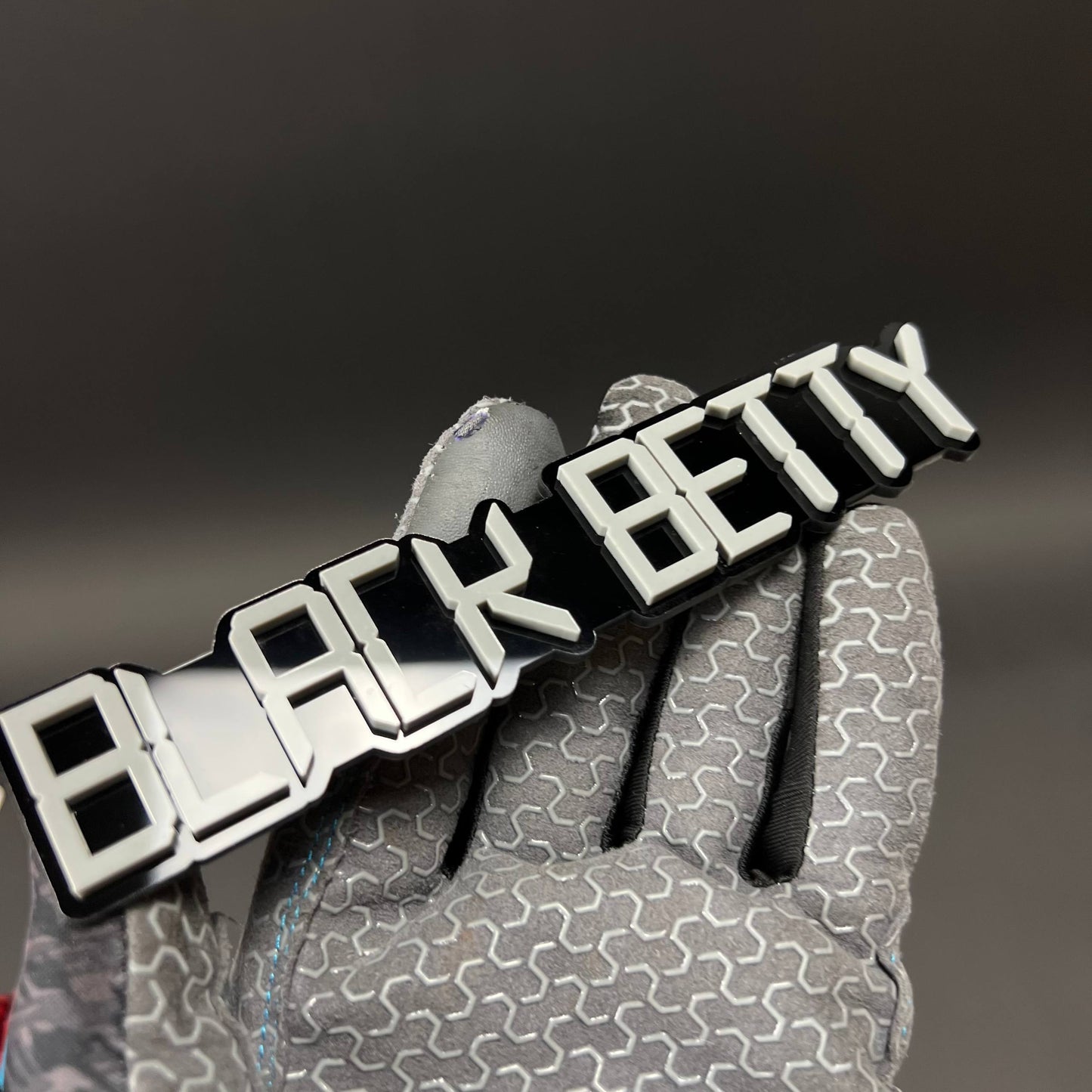 1PC BLACK BETTY 3D Acrylic Badge - Car Truck Emblem Fender Sticker