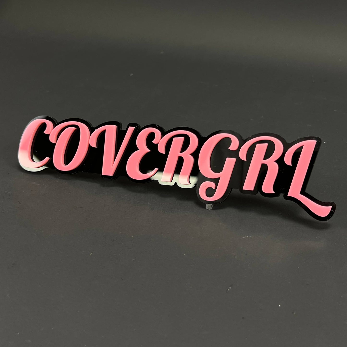 1PC COVERGRL 3D Acrylic Badge - Car Truck Emblem Fender Tailgate Trunk Sticker