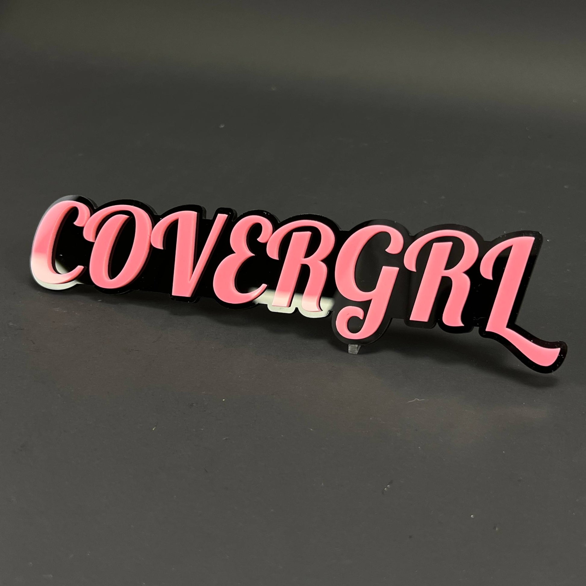 1PC COVERGRL 3D Acrylic Badge - Car Truck Emblem Fender Tailgate Trunk Sticker
