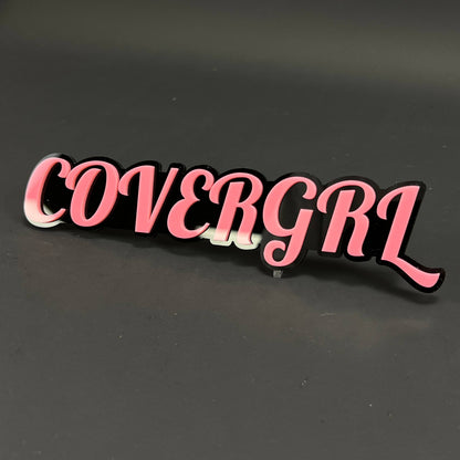 1PC COVERGRL 3D Acrylic Badge - Car Truck Emblem Fender Tailgate Trunk Sticker
