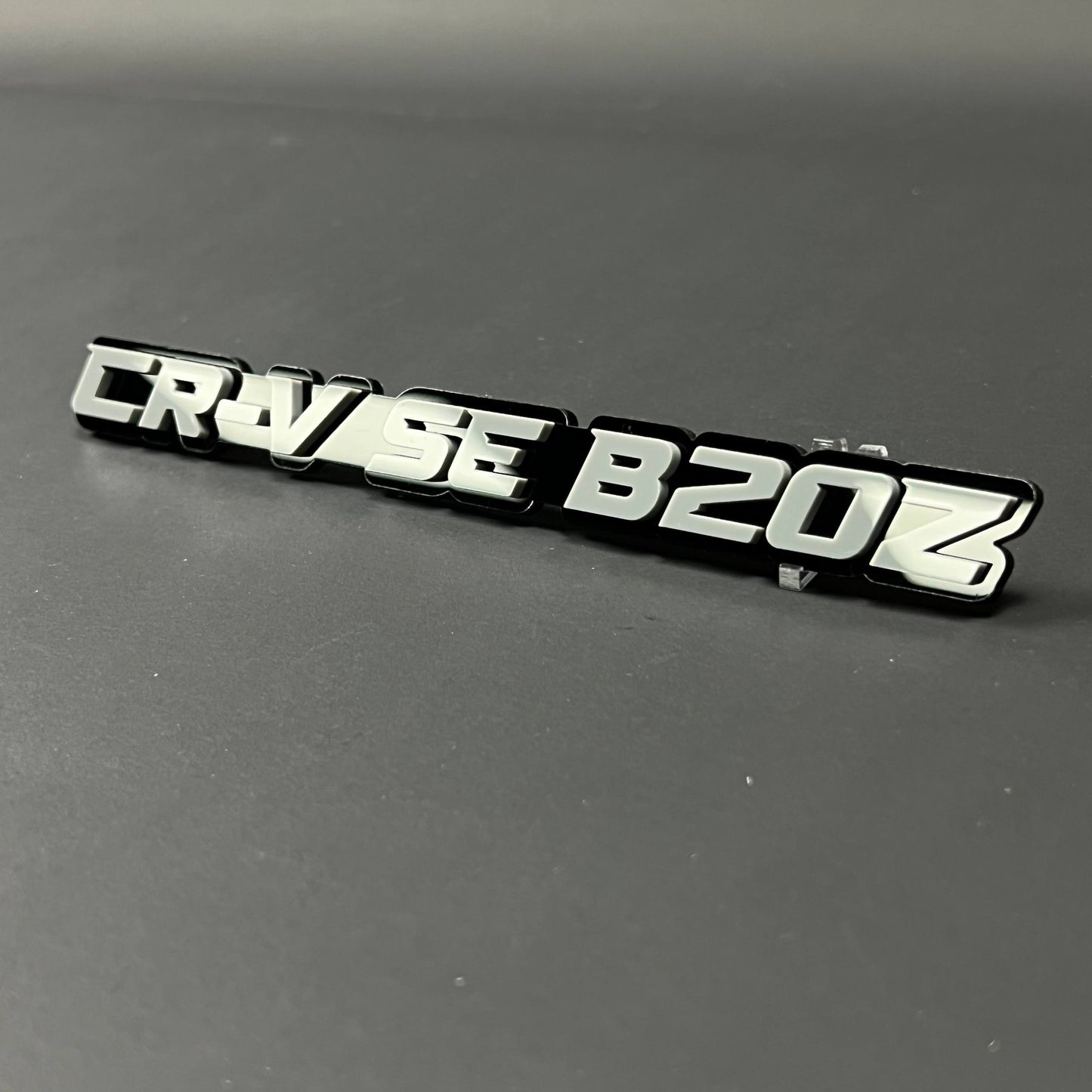 1PC CR-V SE B20Z 3D Acrylic Badge - Car Truck Emblem Fender Sticker