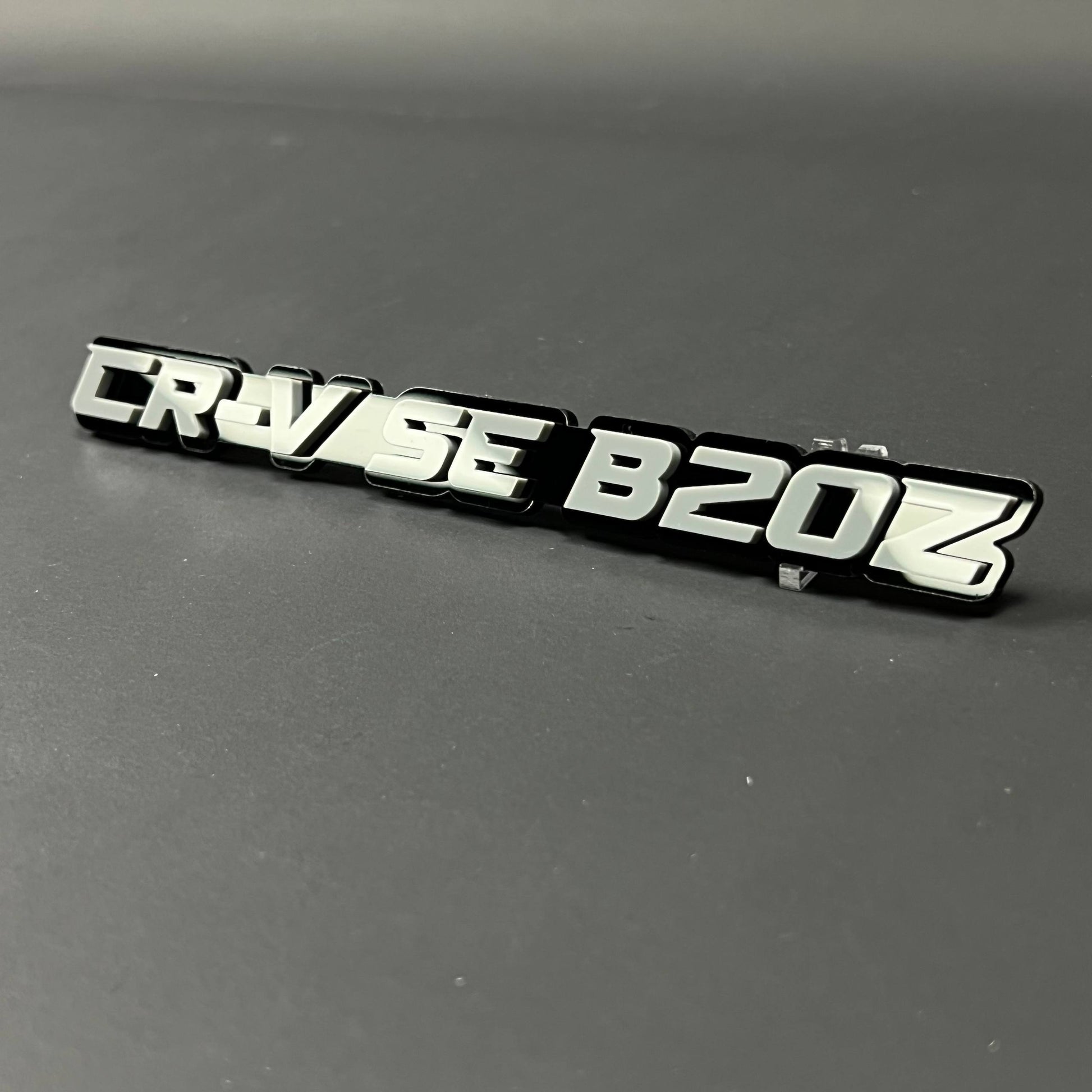 1PC CR-V SE B20Z 3D Acrylic Badge - Car Truck Emblem Fender Sticker