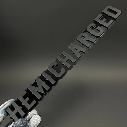 1PC HEMICHARGED 3D Acrylic Badge - Car Truck Emblem Fender Sticker