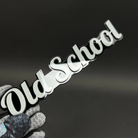 1PC Old School 3D Acrylic Badge - Car Truck Emblem Fender Tailgate Trunk Sticker