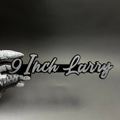 1PC 9 Inch Larry 3D Acrylic Badge - Car Truck Emblem Fender Sticker