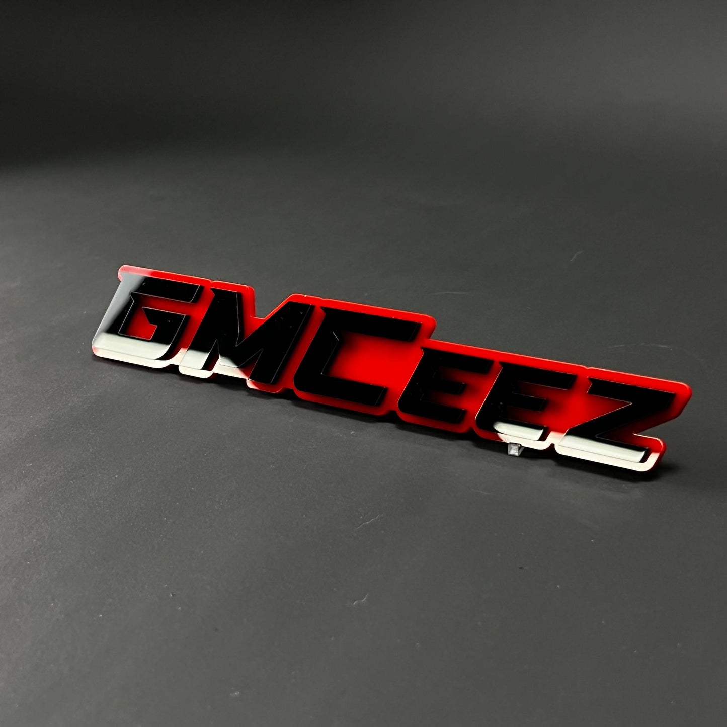 1PC GMCeez 3D Acrylic Badge - Car Truck Emblem Fender Tailgate Trunk Sticker