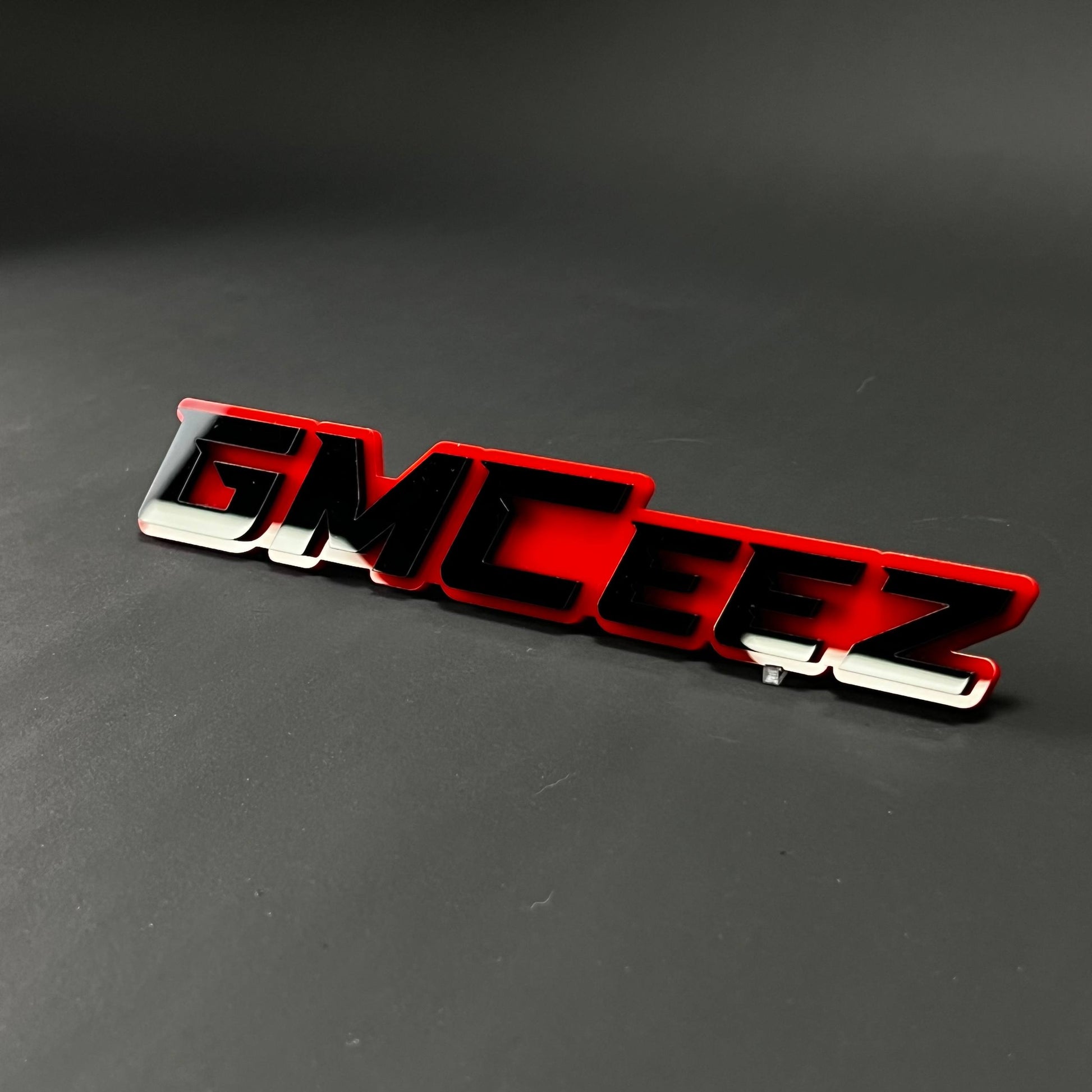 1PC GMCeez 3D Acrylic Badge - Car Truck Emblem Fender Tailgate Trunk Sticker