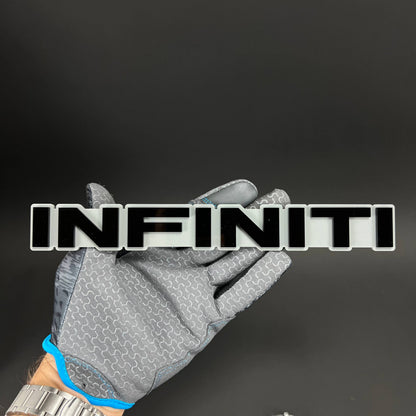 1PC INFINITI 3D Acrylic Badge - Car Truck Emblem Fender Tailgate Trunk Sticker